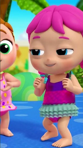 Mermaid Flip! 🧜‍♀️✨ #LittleAngel #MermaidMagic #KidsFun