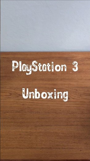 Unboxing Sony PlayStation 3#RetroOn #ps3 #PlayStation #unboxing #retrogaming #playstation3