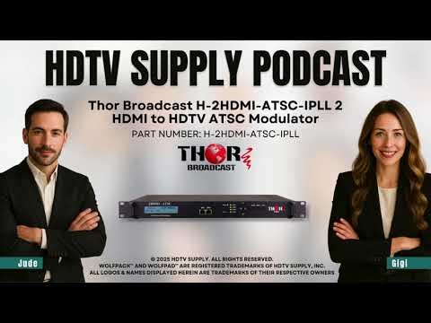 Thor Broadcast H-2HDMI-ATSC-IPLL 2 HDMI to HDTV ATSC Modulator