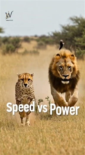 Cheetah vs Lion Speed Test | Power vs Speed