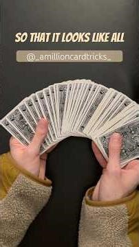 The Only Card Trick I Ever Perform - Tutorial #magic #tricks #tutorial