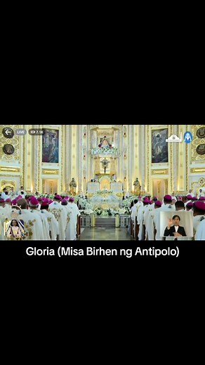 Gloria - Misa Birhen ng Antipolo Isinaayos ni G. Alejandro Consolacion II Philippine Madrigal Singers Philippine Philharmonic Orchestra. Video mula sa Antipolo Cathedral at TV Maria No copyright infringement intended. All credits goes to rightful owners. #AveReginaPacis #SolemnDeclaration #InternationalShrine #AntipoloCathedral #BirhenNgAntipolo #BuenViaje400 #Antipolensis #SacredMusic #Gloria