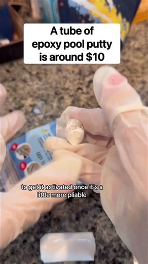 Fix your pool leaks with #poolputty