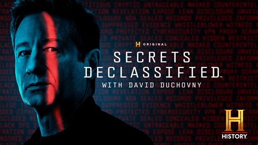 43K views · 558 reactions | From black ops and bizarre experiments to deadly cover-ups and nefarious gadgets, David Duchovny pulls the curtain back on all the government secrets in modern history we always suspected. Catch the brand new series Secrets Declassified With David Duchovny, premiering 29 July 2025, new episodes every Tuesday at 9pm (SIN/HK), only on The HISTORY™ Channel. #SecretsDeclassifiedWithDavidDuchovny #SecretsDeclassified #DavidDuchovny | HISTORY | Facebook