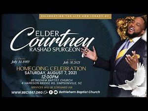 Homegoing Service for Elder Courtney Spurgeon