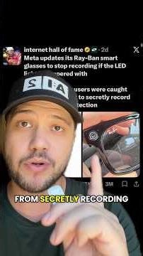 Secretly Recording With Meta Ray-Ban’s #Tech #meta #raybans