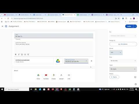How to send A Google Classroom assignment - Full Guide
