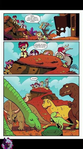 🦋 FLUTTERSHY con DINOSAURIOS 🦖 #mlp #comics #fluttershy