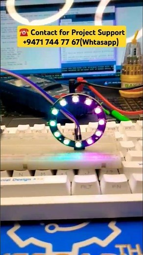 Arduino RGB LED Ring | WS2812 RGB LED Arduino | Arduino Neo Pixel LED #tronicslk