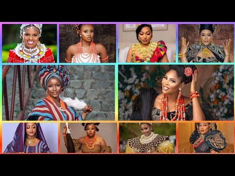 African Traditional Costumes and Outfits for Ladies || Clothing that identifies African Tribes