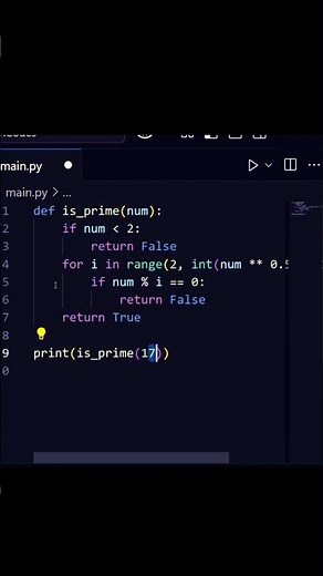 Check Prime Number in Python | Python Coding for Beginners | Python Program #7 #shorts