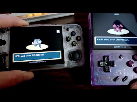 How to trade Pokemon Wirelessly for Game Boy Advance on the RG35XXH