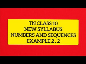 TN SAMACHEER 10 Maths New Syllabus Numbers and Sequences Example 2.2