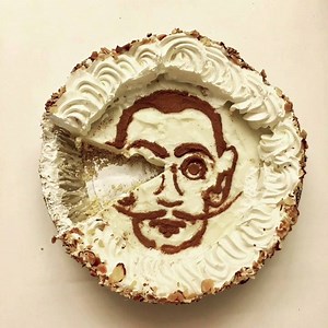 Celebrating pi, with pie. Salvador Dali was fascinated by math and irrational numbers. He enjoyed the way math revealed hidden order in a seemingly random world. | The Dalí Museum