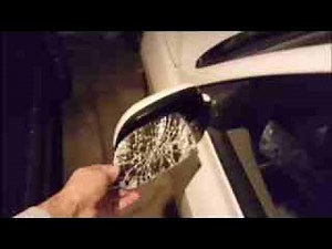 Kid Tamper Tantrum Smashes Dad’s Car Mirror [ Original ] [ Restored ]