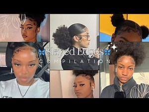 🔥Slayed Edges on Protective Styles | Trendy Tutorial Compilation You Can't Miss 😍💁‍♀️