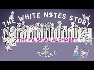 THE MUSICAL ALPHABET - THE WHITE NOTES & MIDDLE C (beginners lesson)