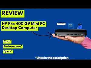 HP Pro 400 G9 Mini PC Review | Ultra-Compact Desktop with Intel Celeron, 16GB DDR5 Triple 4K Display