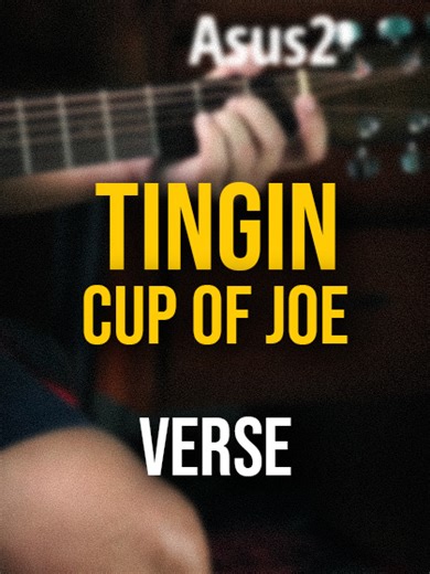 Learn Tingin by Cup of Joe: Easy Guitar Tutorial