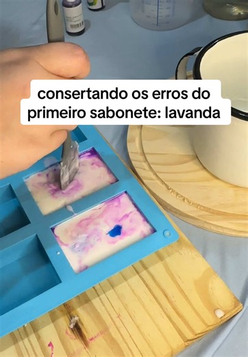 Dessa vez DEU CERTO!!! #saboaria #saboneteartesanal #lavanda #sabonetesartesanais #fy