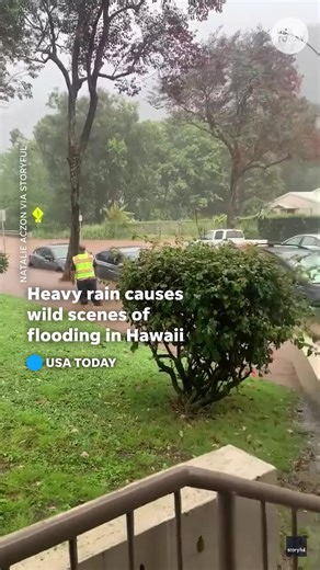More than 200 people were rescued from floodwaters over the weekend in #Hawaii's worst flooding in 20 years.