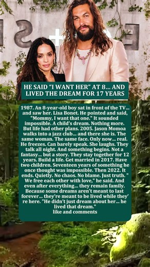 HE SAID “I WANT HER” AT 8… AND LIVED THE DREAM FOR 17 YEARS
