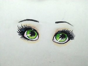 تعلم رسم عيون انمي | how to draw eye anime