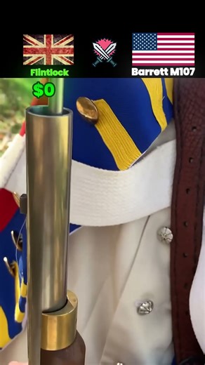 UK flintlock vs US Barrett M107 - Cost Per Shot Analysis