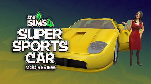 This Amazing Sims 4 Car Mod Brings Back The Iconic Supersportscar From The Sims 2
