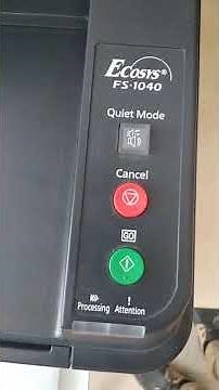 How to Reset KYOCERA ecosys fs-1042