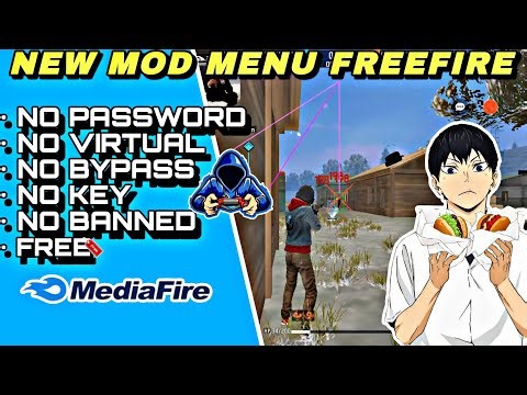 NEW MOD MENU FREEFIRE NO KEY NO PASSWORD NO BANNED FREE NO VIRTUAL