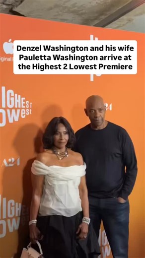 73K reactions · 1.5K shares | Denzel Washington and his wife Pauletta Washington at the #Highest2Lowest premiere! @appletv @a24 #spikeleejoint #youngboldandregal #denzelwashington #denzel #spikelee | Young, Bold, and Regal | Facebook
