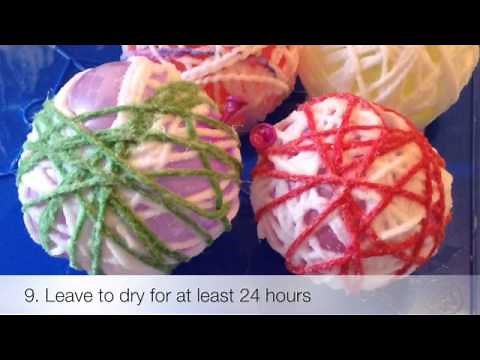Glue String Balls Craft Tutorial