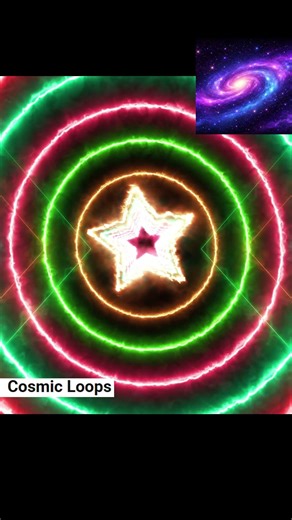 Neon Star Energy Loop Animation #neon #star #animation #loop