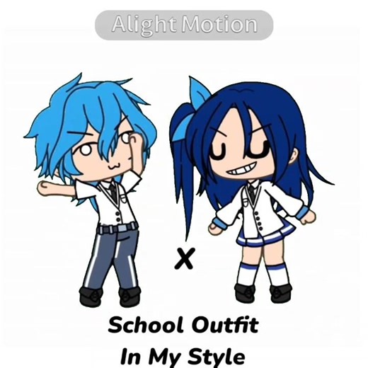 |• Salty And Frozeny X School Uniforms •| |• Not My Problem Meme •| #memeanimation #sprunkioc