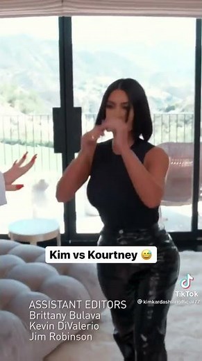 Kim vs kourtney fight