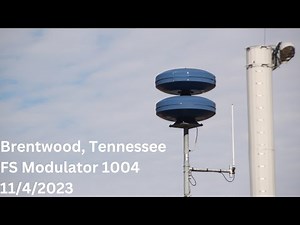 Brentwood, Tennessee - Federal Signal Modulator 1004 Siren Test - 1 Minute Wail - 11/4/2023