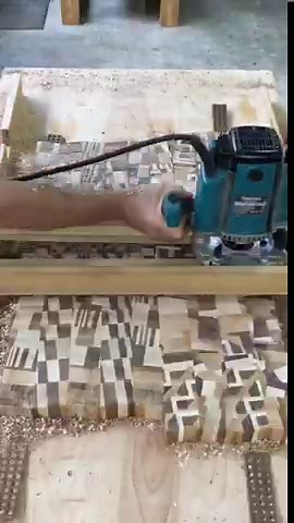 World’s most abstract chopping block #shorts #woodworking