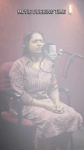 8.2K views · 871 reactions | Dubbing times for movies are always interesting & here the movie which I did was challenging as I have to talk Telugu.. wherein I took this opportunity to learn Telugu. #haasini #instagram #instagood #love #dubbing #voiceartist #instareels #instapost #instavideo #dubbingvideo #tamilreels❤️ #tamilmovie | Haasini | Facebook