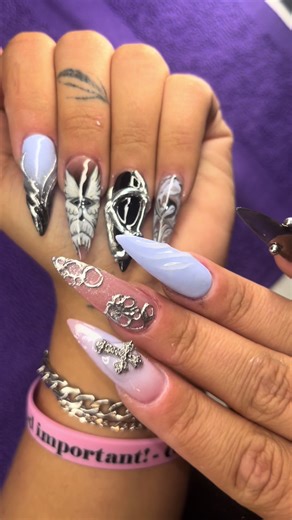Biblically Accurate Angels Nail Art for the New Year