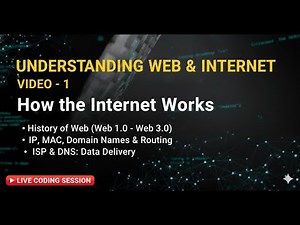 Understanding Web & Internet: How the Internet Works (Video 1)