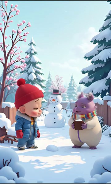 Timmy & Momo: Snowman War! ☃️ Target Practice vs. Art (Winter Games)