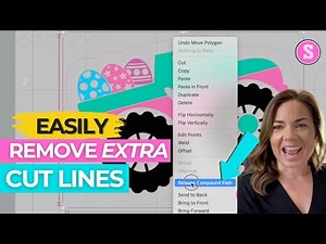 Can't Ungroup? How to Remove Cut Lines in Silhouette Software