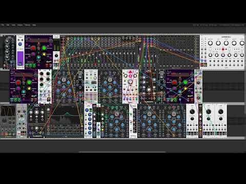 Techno patch in VCV Rack with some new modules