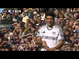 Gol de Raúl Jiménez hoy | Aston Villa vs Fulham 3-1 | resumen | Premier League 2025/26