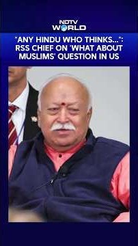 "Any Hindu Who Thinks...": RSS Chief On 'What About Muslims' Question In US