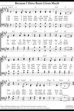 Because I Have Been Given Much - SEMINARY - Treasury 793