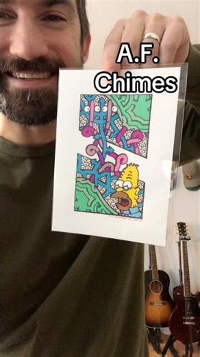 Grandpa Simpson from The Simpsons art #trippyart #thesimpsons #grandpasimpson