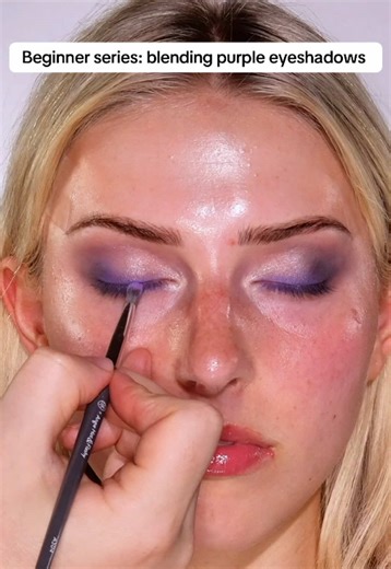 Beginner's Guide to Blending Purple Eyeshadows