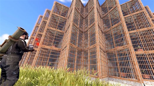 Raiding a Turret Cage Fortress Solo Until Enemies Arrive